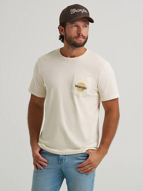 Wrangler Mens Tougher Than Nails Back Graphic TShirt-112372859
