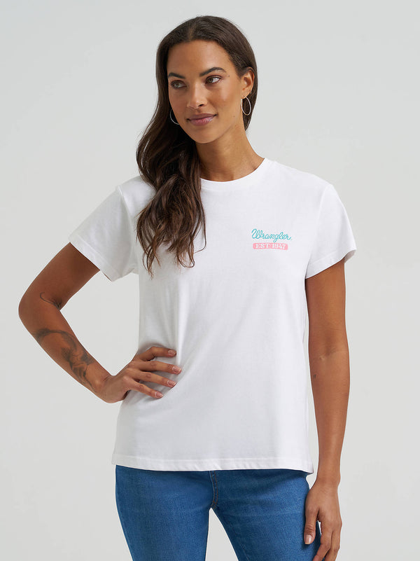 Wrangler Ladies Local Ranch Retro Regular Fit Tee-112372987