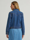 Wrangler Ladies Dark Denim Western Unlined Jacket-112373778