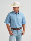 Wrangler Men's 20X Competition Advanced Comfort Short Sleeve Shirt Blue Jay-112374284