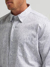 Wrangler Men's Cody Johnson One Pocket Button Down Shirt Charcoal Paisley-112374476
