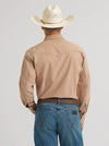 Men's Wrangler Cody Johnson Two Pocket Western Snap Shirt - Brown - 112374497