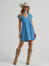 Wrangler Ladies Denim Swing Dress - Light Denim - 112375222