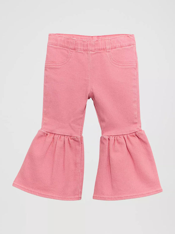 Wrangler Baby Girls Western Ruffle Leg Flare Jeans - Samira - 112375233