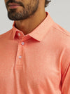 Wrangler Mens Peach Echo All Terrain Gear Men's Performance Polo Shirt-112375276