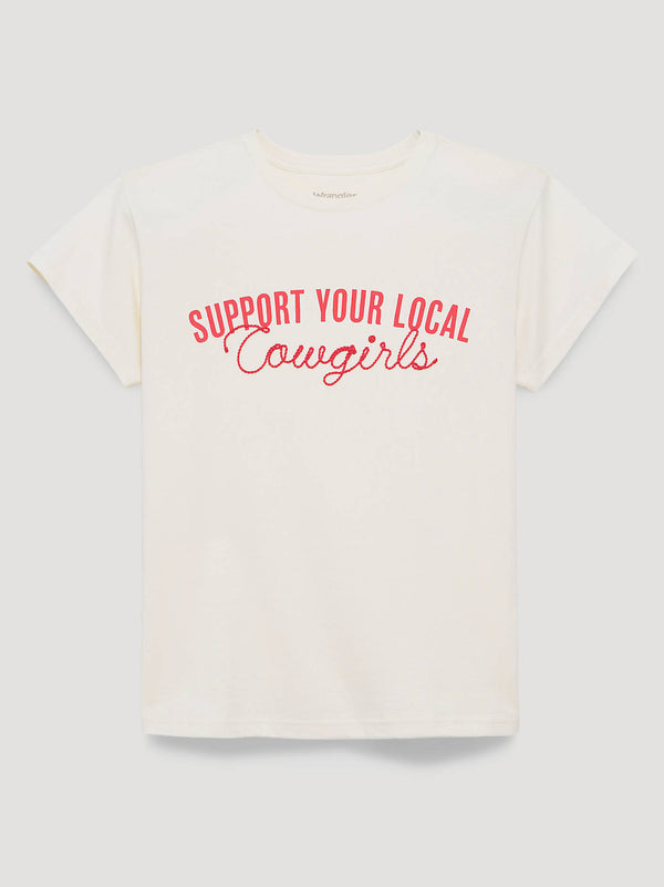 Wrangler Ladies Whipstitch Cowgirls Retro Graphic Tee-112375864