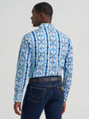 Wrangler Men's Checotah Icy Long Sleeve Snap Shirt-112379225