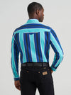 Wrangler Men's Cobalt Storm Brushpopper Shirt-112379229