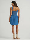 Wrangler Ladies Mid Denim Princess Waist Tank Dress-112379498