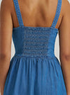 Wrangler Ladies Mid Denim Princess Waist Tank Dress-112379498