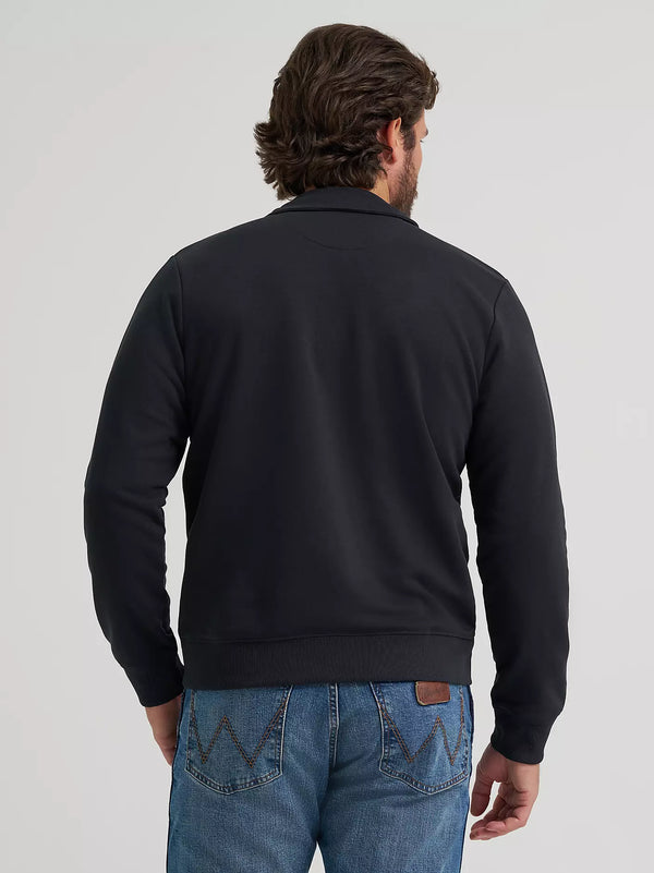 Wrangler Mens Longhorn Quarter Zip Fleece Pullover 112379609