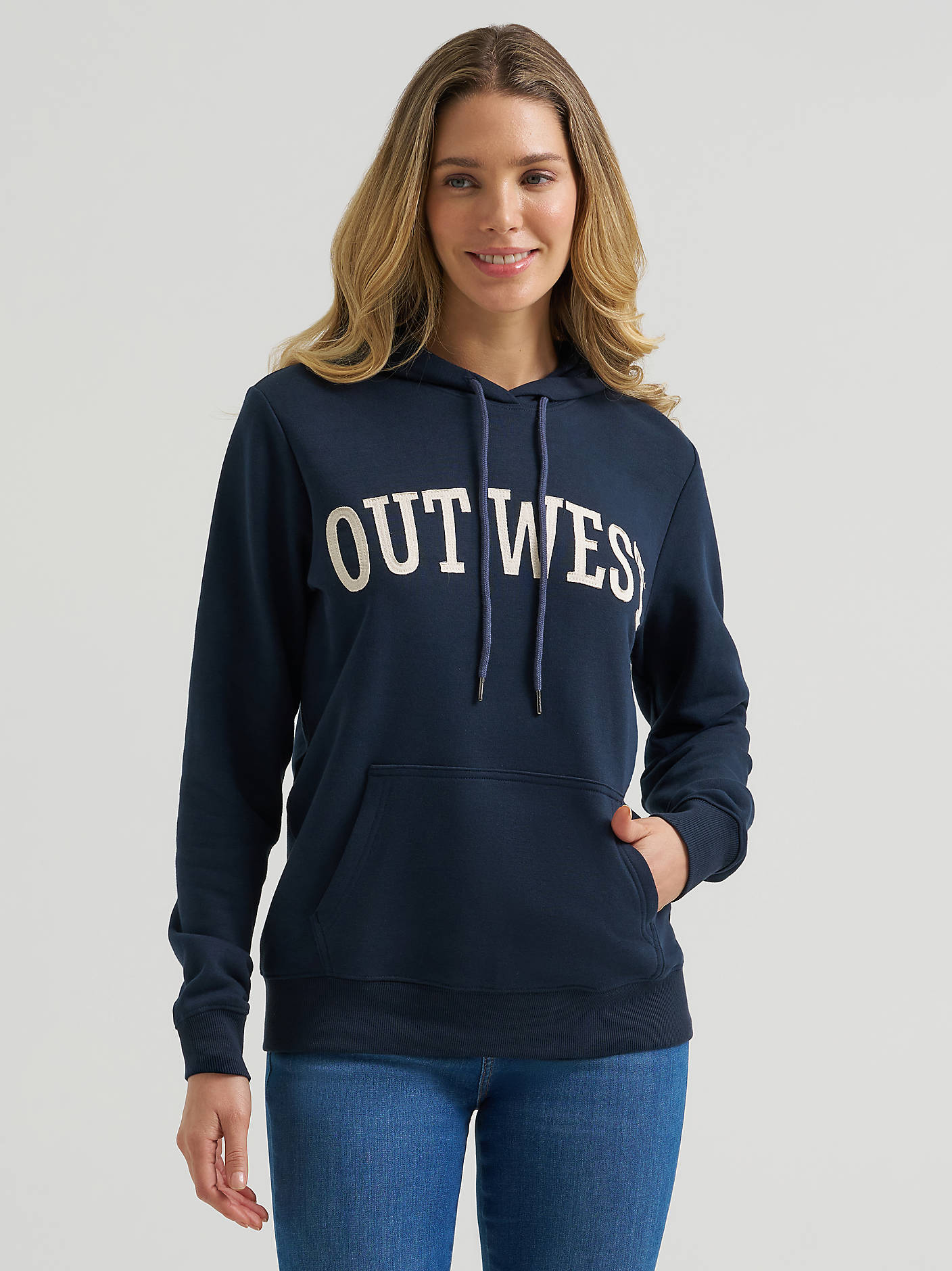 Wrangler Ladies Outwest Graphic Pullover Hoodie 112379621