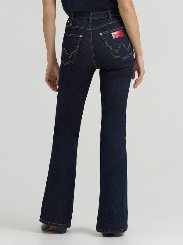 Wrangler Ladies Dark Rinse Lainey Wilson Flare Jeans-112380510