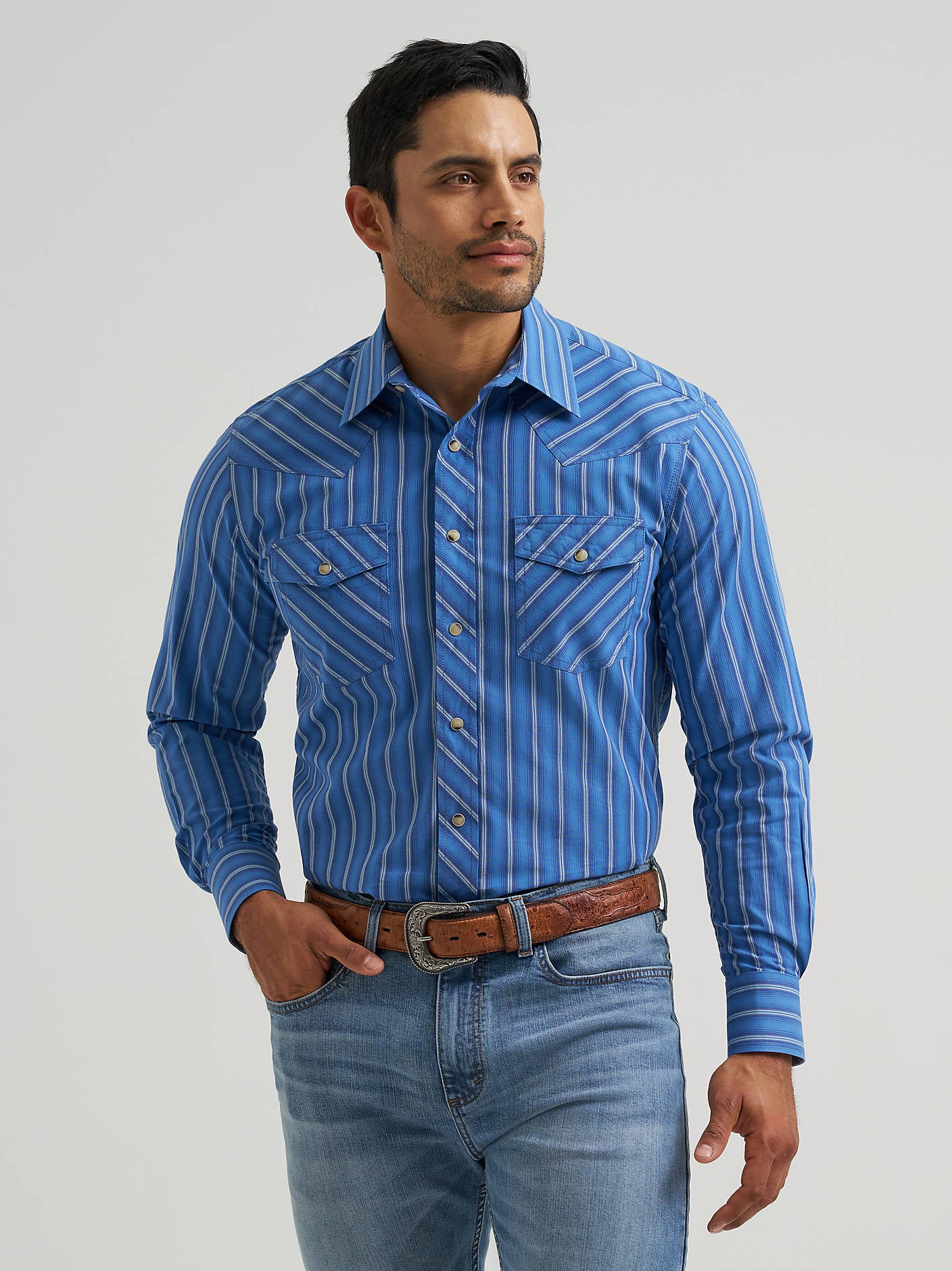 Wrangler Men's 20X Competition Long Sleeve Snap Shirt 112381453