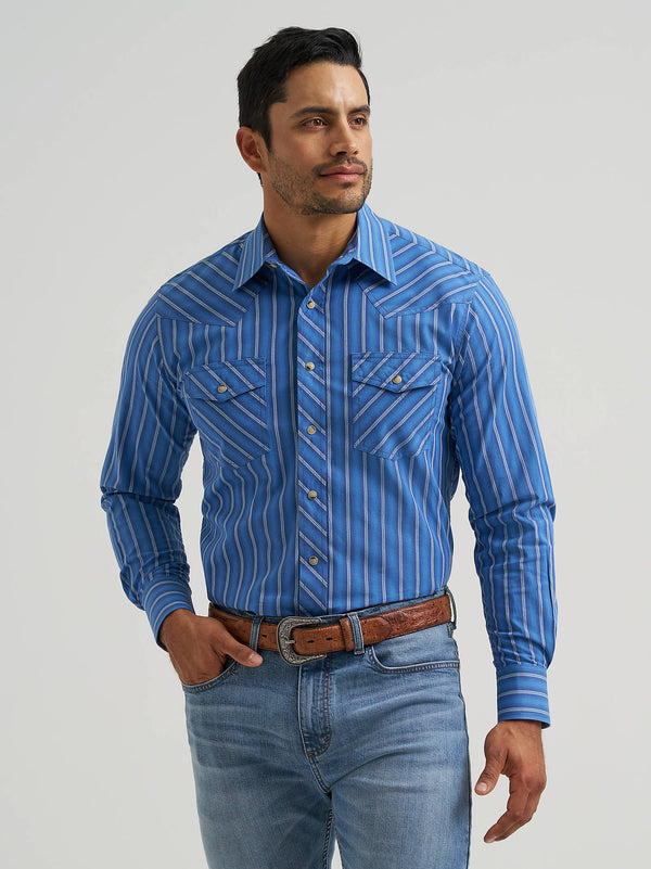 Wrangler Men's 20X Competition Long Sleeve Snap Shirt 112381453