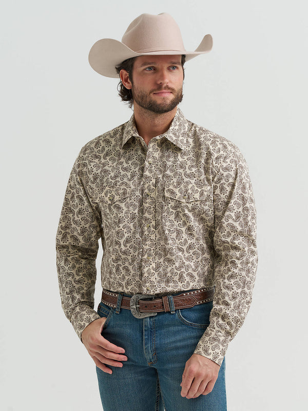 Wrangler Men's 20X Competition Long Sleeve Snap Shirt - 112381480
