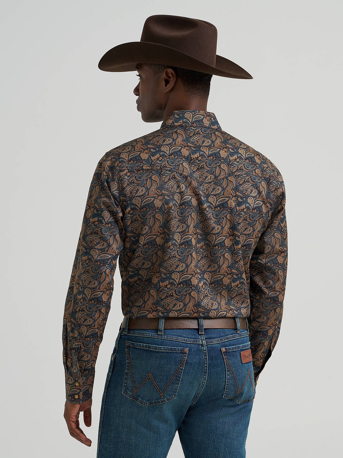 Wrangler Men's Retro Long Sleeve Snap Shirt 112381534