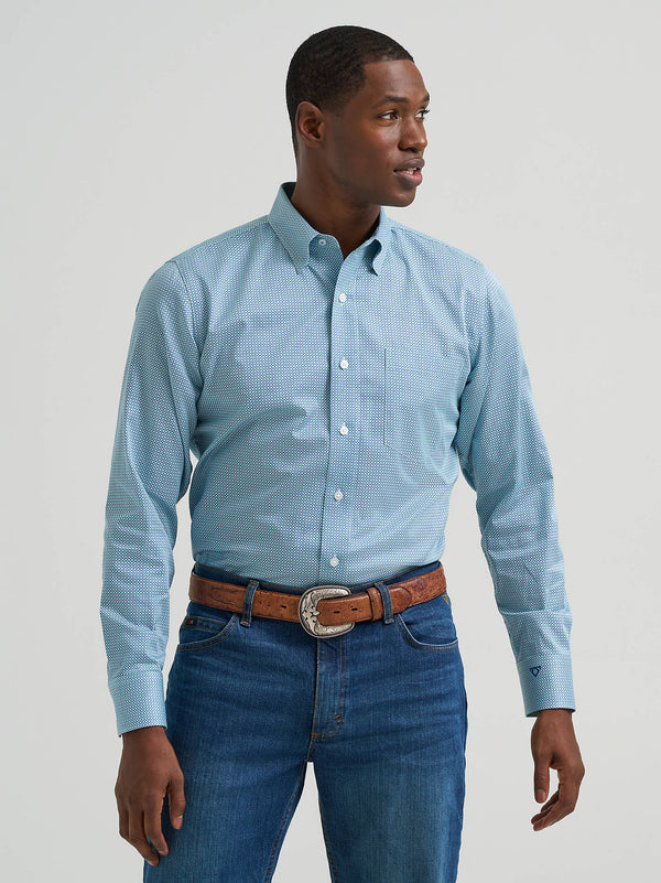 Wrangler Men's Cody Johnson One Pocket Button Down Shirt - 112381550