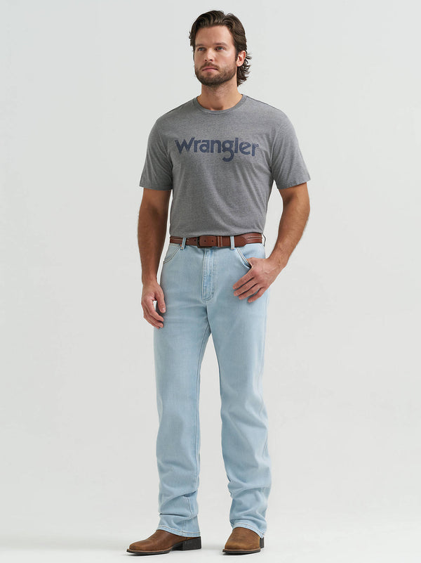 Wrangler Men's Toughlite Cowboy Cut Original Fit Jean Light Wash 112381783