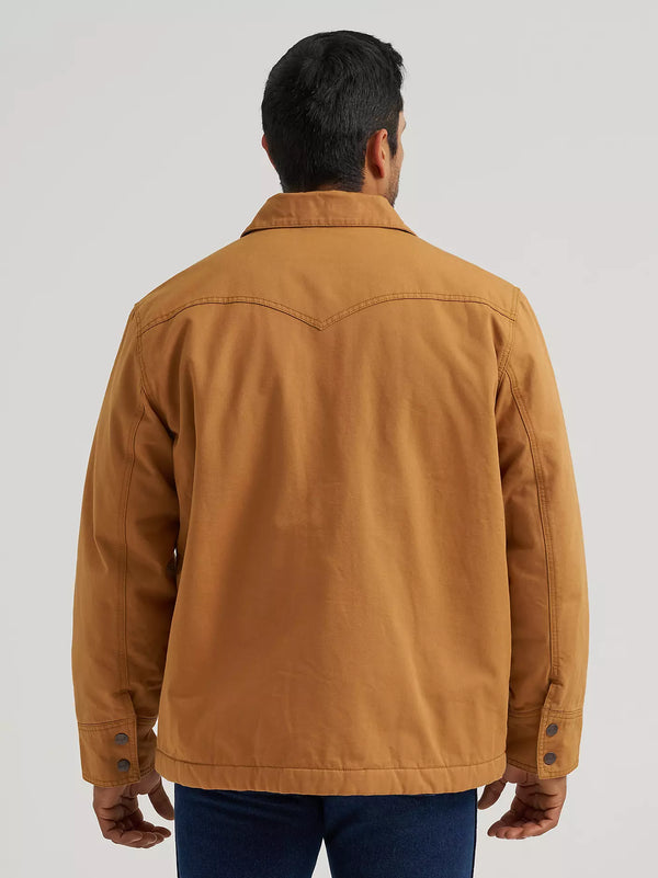 Wrangler Men's Western Lined Canvas Barn Coat 112381924