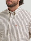 Wrangler Men's George Strait™ Long Sleeve Button Down One Pocket Shirt - 112381952