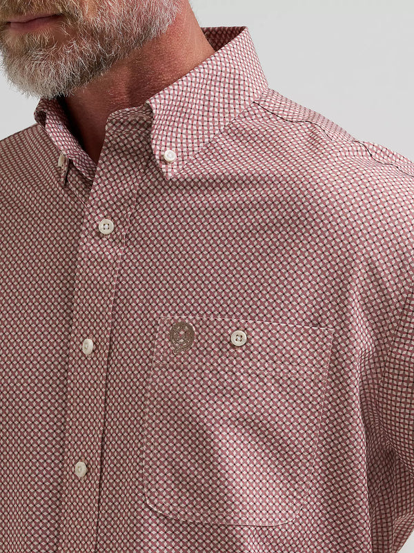 Wrangler® Men's George Strait™ Performance Button Down Shirt -112381955