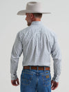 Wrangler Men's George Strait Long Sleeve Button Down Plaid 112381970