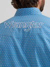 Wrangler Men's Logo Long Sleeve Button-Down Print Shirt - 112381985