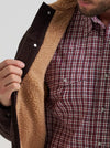 Wrangler Men's Cowboy Cut Sherpa Lined Corduroy Jacket 112382099