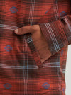 Wrangler Men's All Terrain Gear Lined Flannel Shirt Jacket Red 112382478
