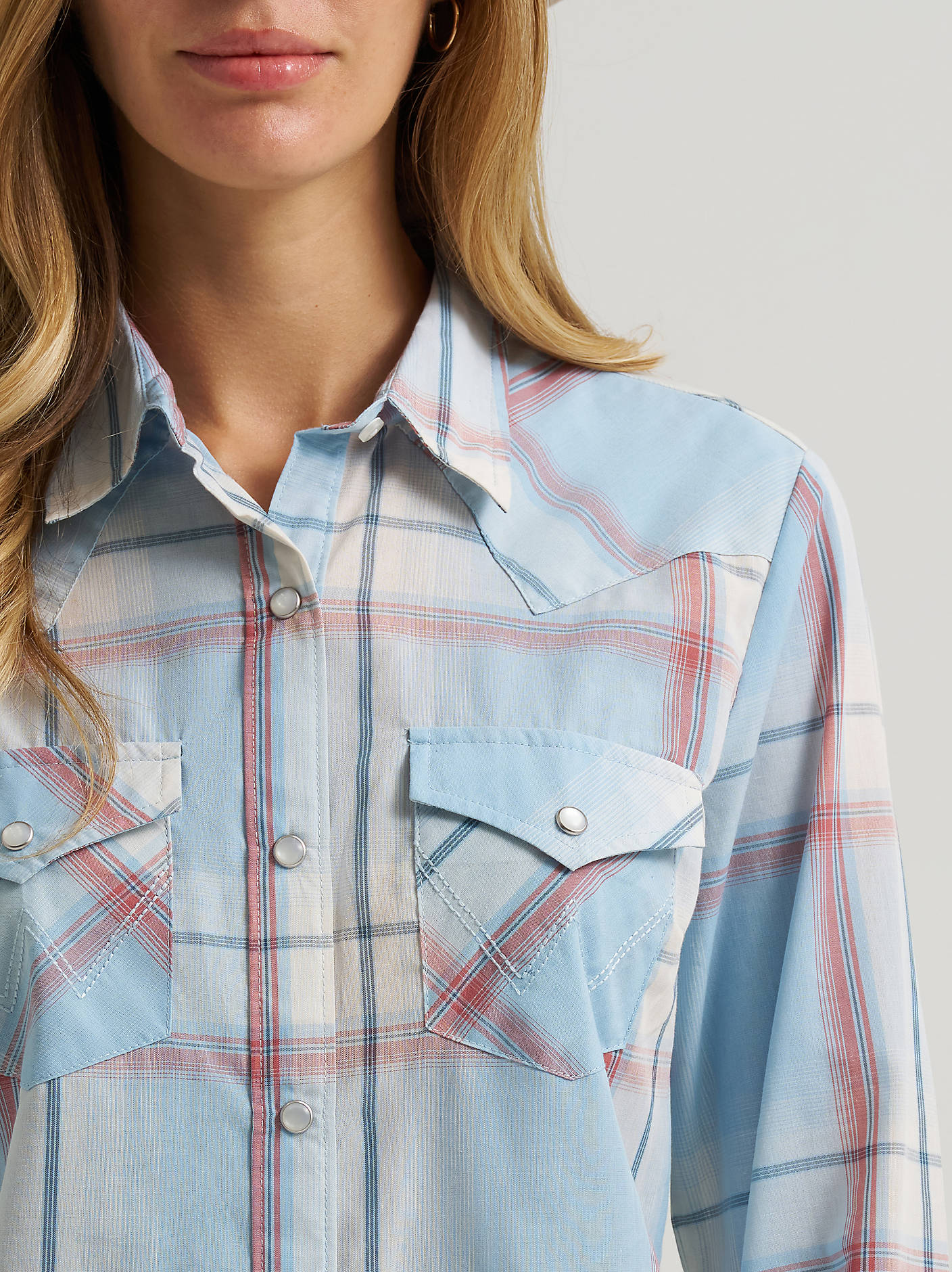 Wrangler Ladies Essential Western Snap Shirt - 112382518
