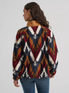 Wrangler Ladies Hay Away Big Sky Sherpa Snap Jacket 112382669