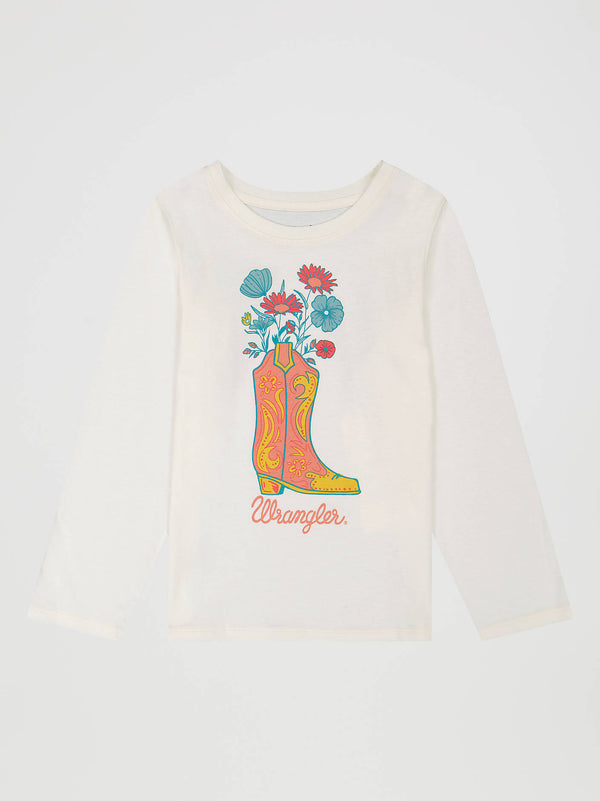 Wrangler Girls Long Sleeve Western Graphic Tee - 112382683