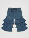 Wrangler Girls Tiered Flare Jean 112382701