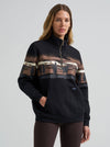 Wrangler Ladies Wild West Pullover Black 112382737