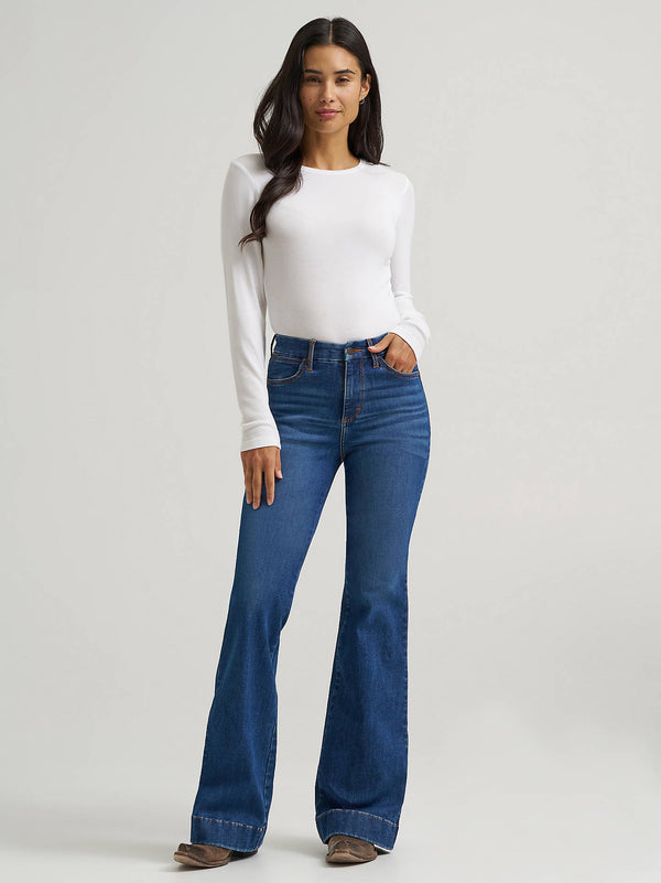 Wrangler Ladies Bespoke High Rise Trouser Jean Reina 112382765