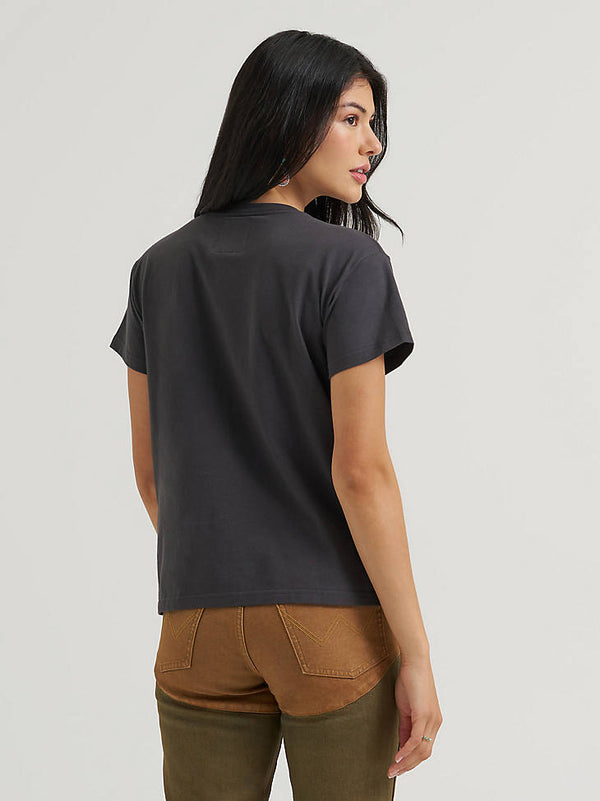 Wrangler Ladies Lainey Wilson Retro Giddy Up Tee Black 112382845