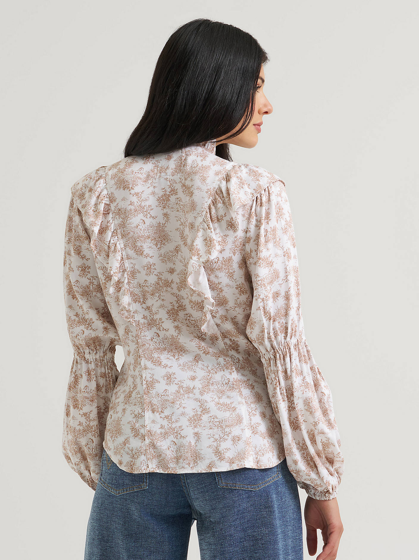 Wrangler Ladies Lainey Wilson Folk Floral Blouse 112382881