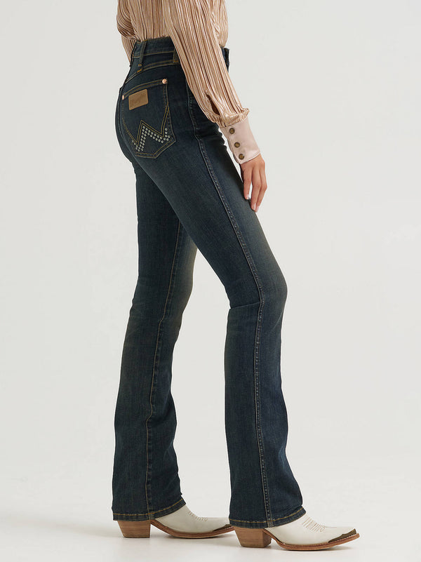 Wrangler Ladies Lainey Wilson Studded Boot Hugger Jeans 112382916