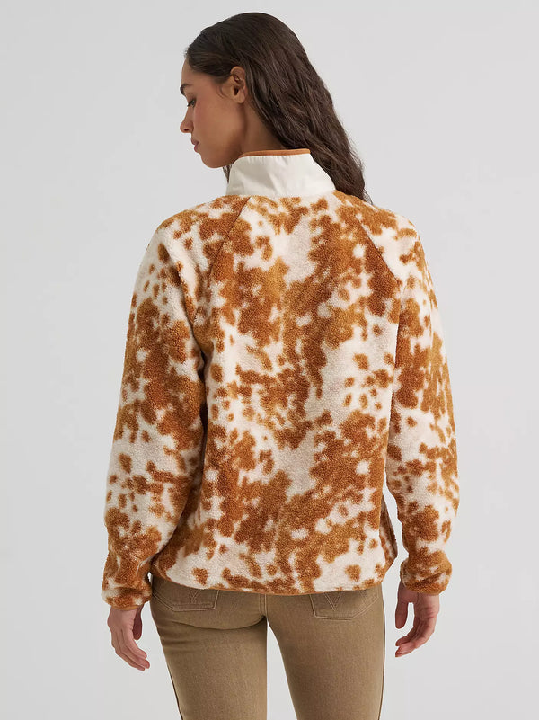 Wrangler Ladies Hay Away Big Sky Sherpa Snap Jacket 112383036