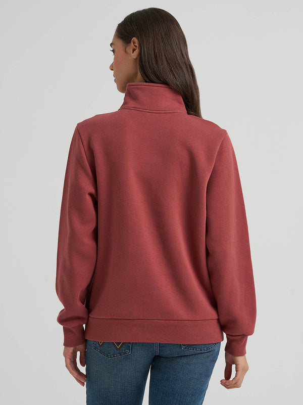 Wrangler Ladies Wild West Pullover Rose 112385419