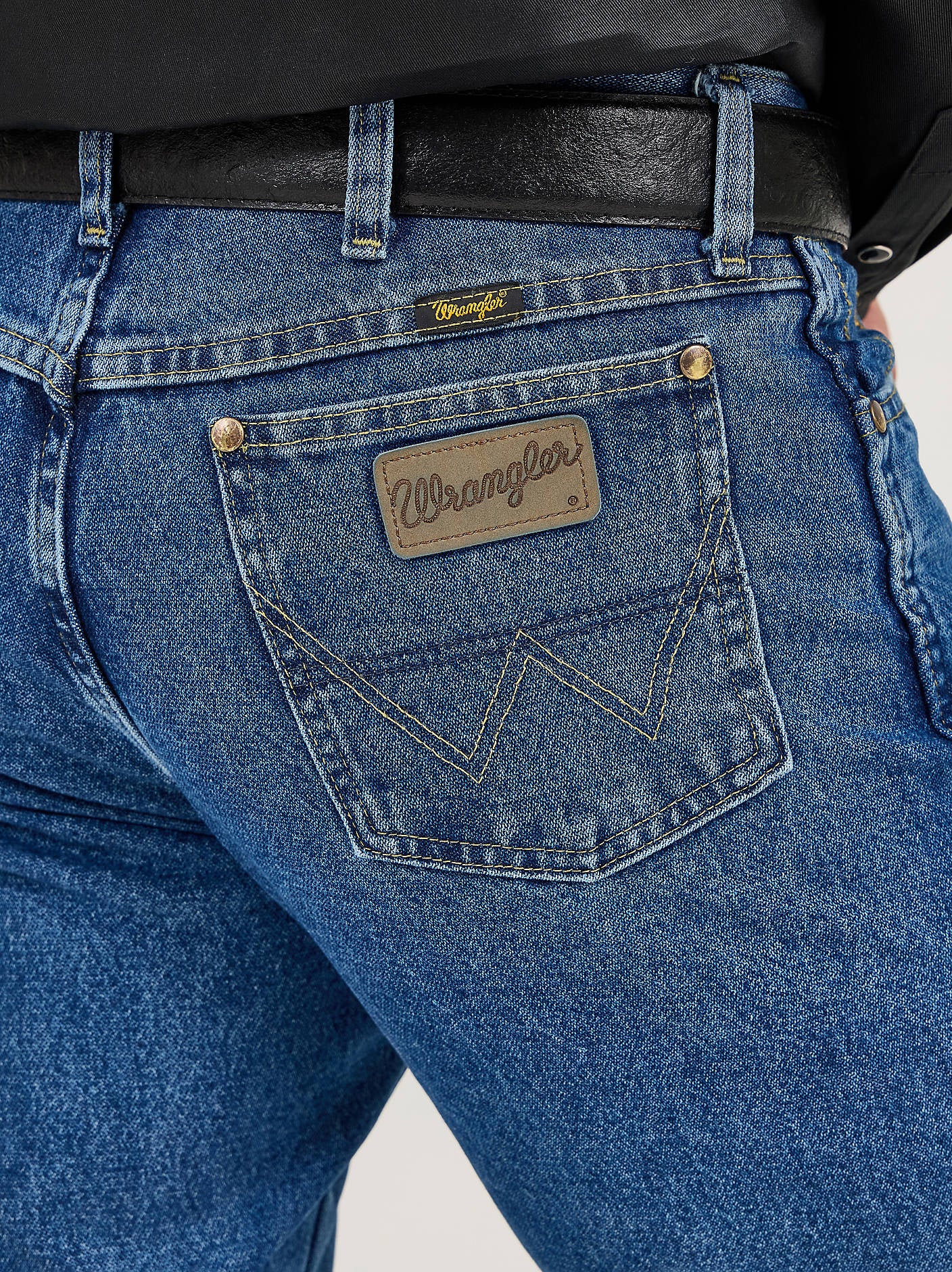 Wrangler Men's Heavyweight Stone George Strait Original Fit Jean-13MGSHD