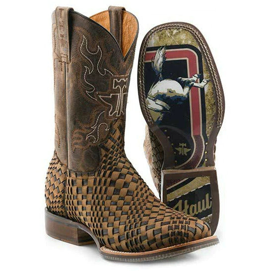 Tin Haul Men's Dream Weaver Square Toe Boots 14-020-0077-0475