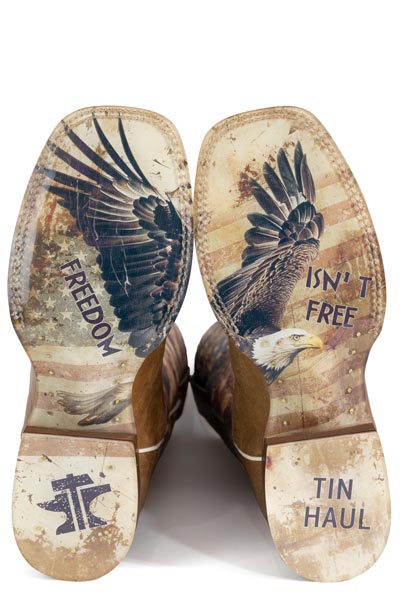 Tin Haul Men's Freedom Stars and Stripes Boots-14-020-0102-5075