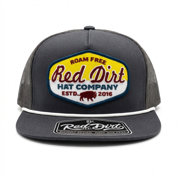 Red Dirt Old Timer Flat Bill Hat - RDHC-554