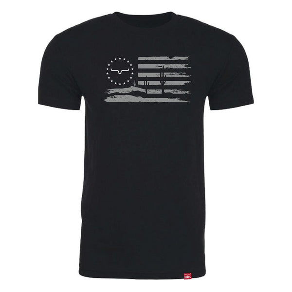Kimes Ranch Men's Faded Glory Black Tee Shirt