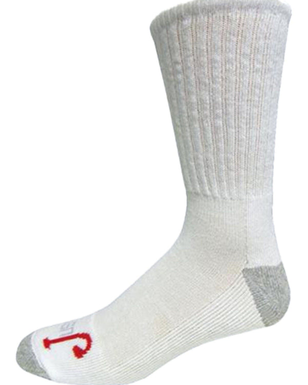 Justin Mens Half Cushion Cotton Sock 3 Pack-9503G031853