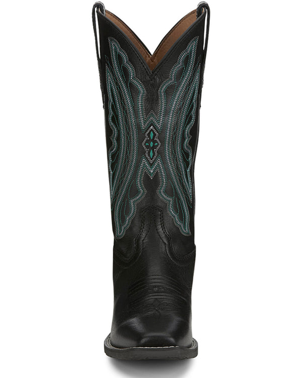 Justin Ladies Water Buffalo Boots - Midnight - GY2876