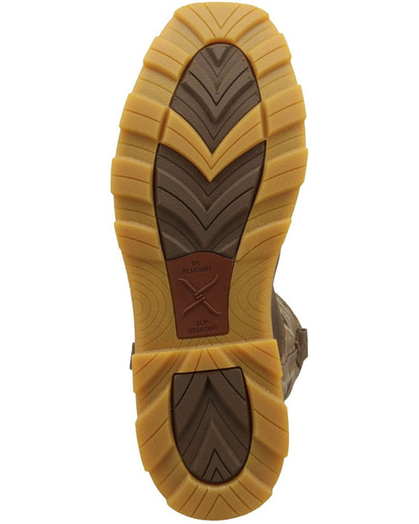 Twisted X Women's 11' UltraLite X™ Nano Toe Work Boot - Bison & Pear - WULN002