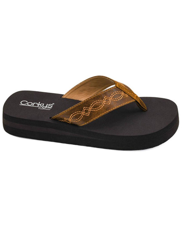 Corkys Footwear Ladies Overboard Saddle Sandals - 41-0825-SADD-Q